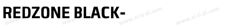 REDZONE BLACK字体转换